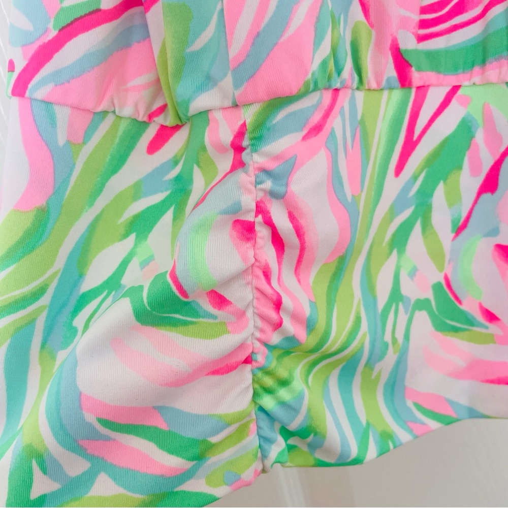 Lilly Pulitzer Pink and Green Halter Top - Picture 6 of 12